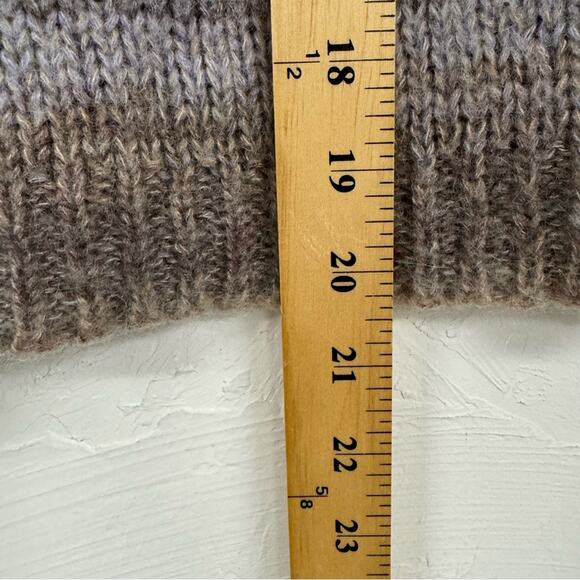 Something Navy Purple & Brown Striped Crew Neck Sweater Womens S Fall Neutral - Picture 5 of 9